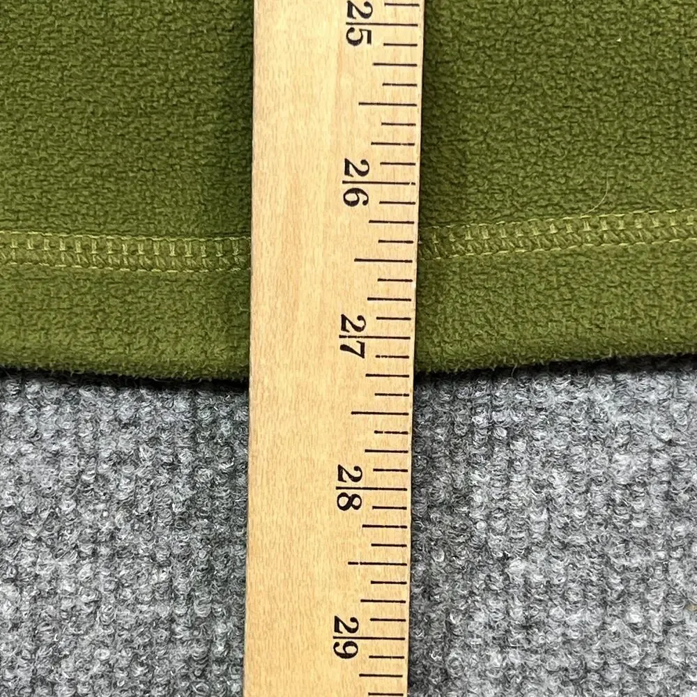 The North Face Windwall Jacket Mens Medium Green Fleece Full Zip Outdoor Hiking